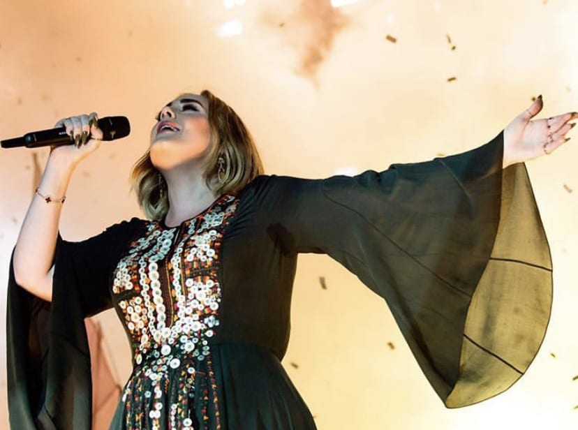Adele Replies A fan who asks if her album drops soon.