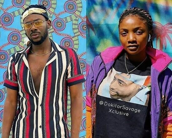 Adekunle Gold reveals the song his wife, Simi helped him with
