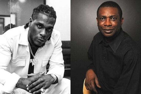 Burna Boy reacts to a throwback tweet of him looking for Senegalese singer Youssou N'dour