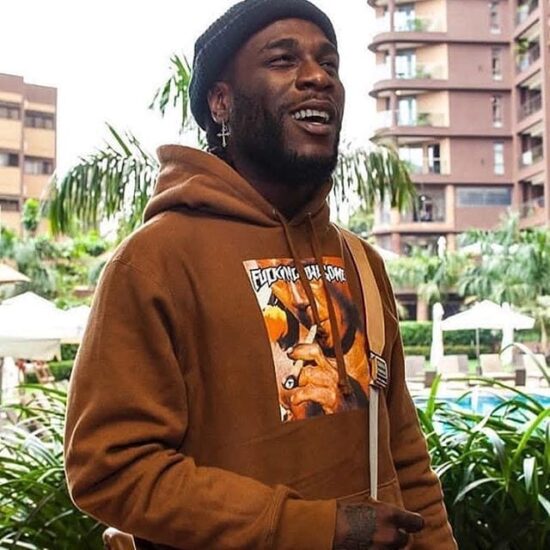 Burna Boy reacts as 3-year-old girl says he is her favorite artiste