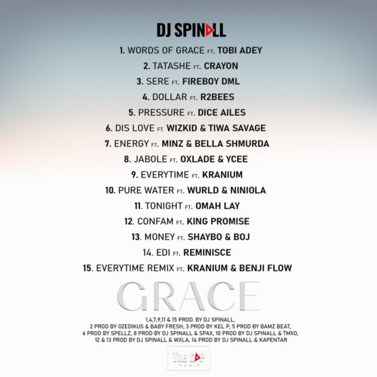 DJ Spinall Grace Album Tracklist