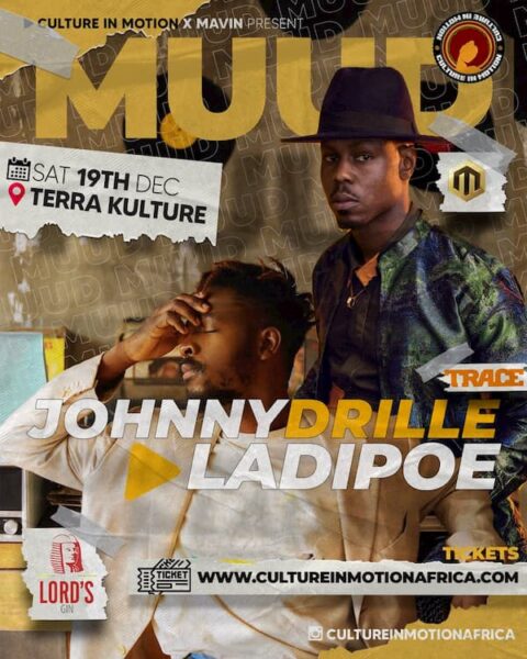 Johnny Drille and Ladipoe to perform live at Terra Kulture