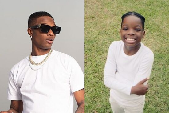 Wizkid gifts his first child, Tife, a PS5 for Christmas