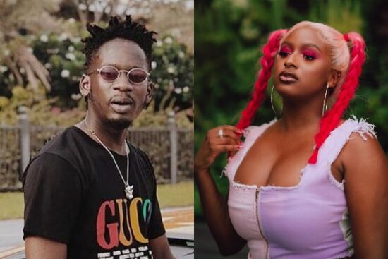 DJ Cuppy reacts as Mr Eazi reveals he has a man for her