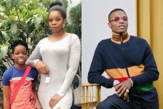 Wizkid's baby mama shares the DMs and nude photos sent to her son's instagram account