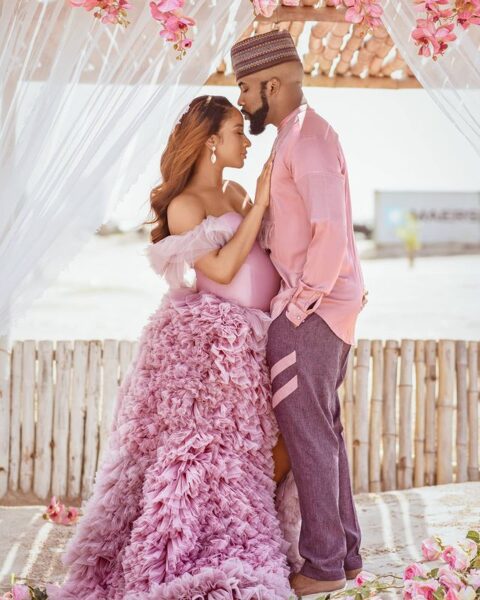 Singer Banky W and wife his Adesua Etomi welcome first child