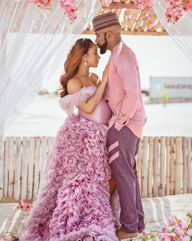 Banky W and Adesua celebrate the First Birthday of their Son