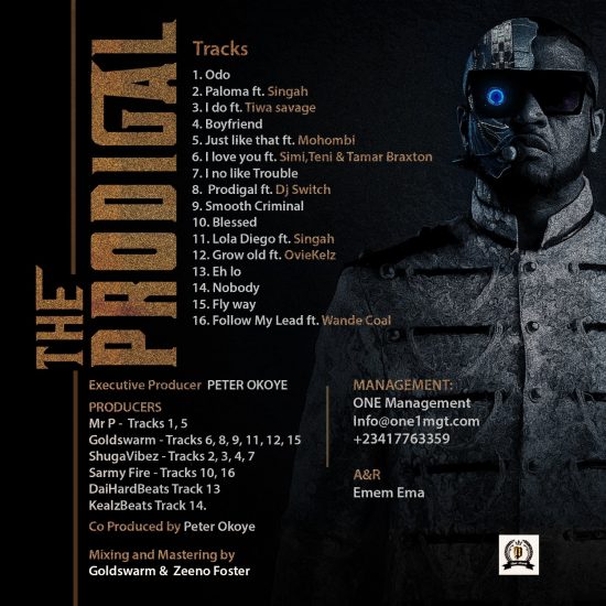 Mr p unveils tracklist and release date for'The Prodigal' album