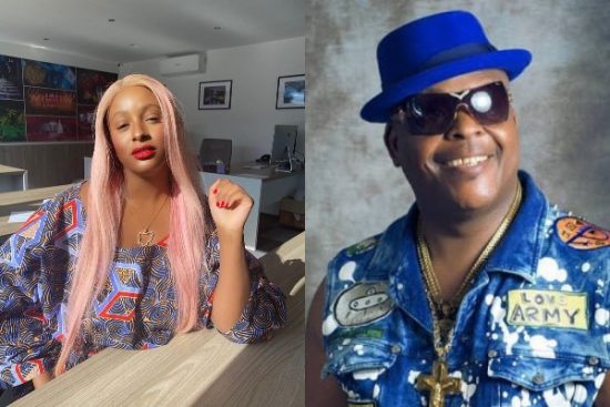DJ Cuppy and Sir Shina Peters