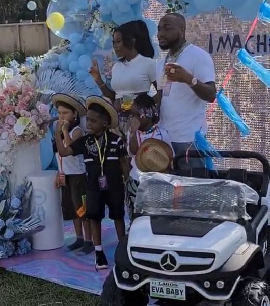Davido Host a coachella themed birthdya party for first daughter, Imade