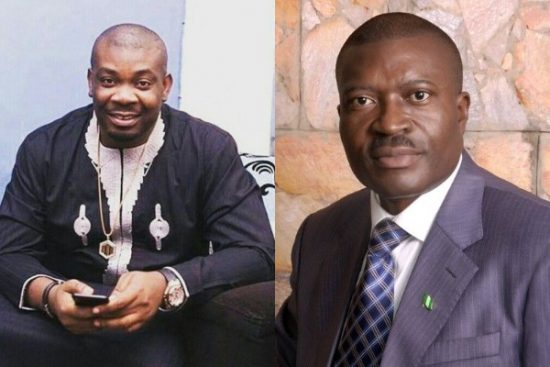 Don Jazzy Star Struck As He Meets Legendary Actor Kanayo O. Kanayo for the First Time