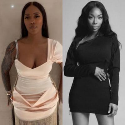 Brandy and Tiwa Savage spotted on a music video set.
