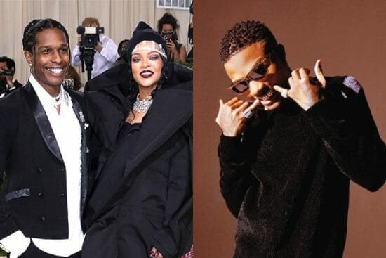 A$AP Rocky and Rihanna Celebrate His Birthday At Wizkid’s Concert