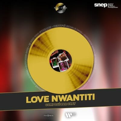 'Love Nwatiti' by CKay has receives gold certification in France