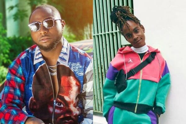 Davido responDavido reacts after Koffee shares her opinion of his Musicds to Koffee’s comments about his Music
