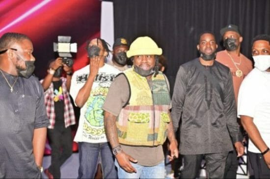 American Rapper, Wale joins Wizkid at his Lagos Concert