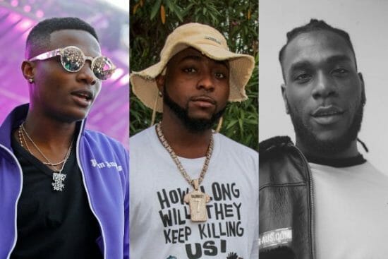 Davido, Wizkid, Burna Boy, others with trending songs to Detty your December