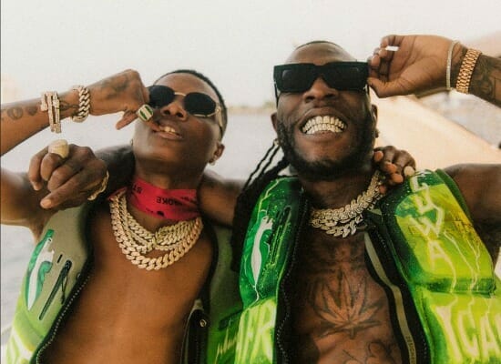Burna Boy and Wizkid top the UK Afrobeats chart With ‘Balon d’Or’