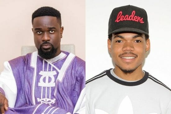 Chance the Rapper hangs out With Sarkodie In The Studio