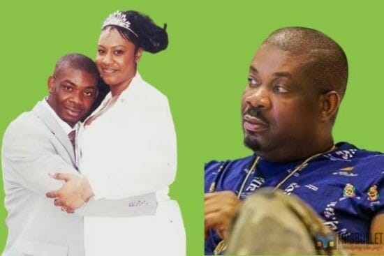 Don Jazzy Smiles As He Meets up With Ex-Wife Michelle Jackson After 19 Years