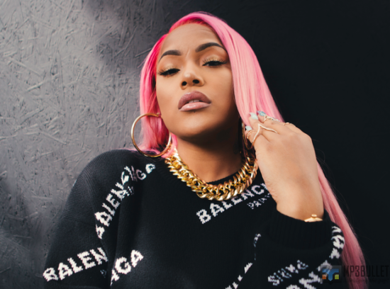 Stefflon Don suffers wardrobe malfunction while twerking at a party.