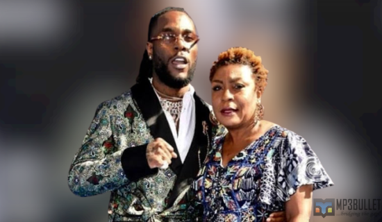 Burna Boy's mother sends fans into frenzy as she addresses them in French.