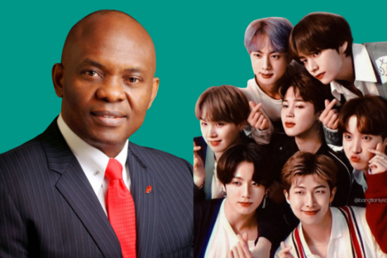 Tony Elumelu Shares His Thoughts Of The Korean Group BTS.