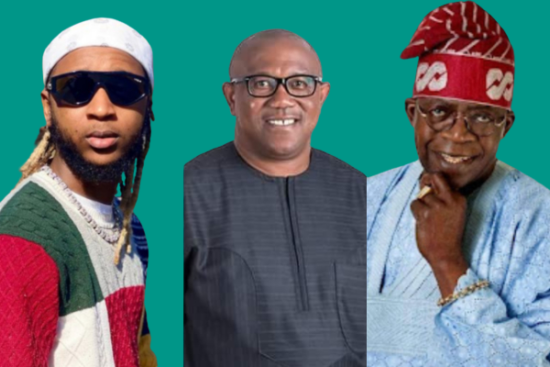 Yung6ix reveals what he will do if Peter Obi or Tinubu wins the election