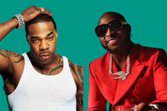 Excited Davido meets up with Busta Rhymes at his New York concert