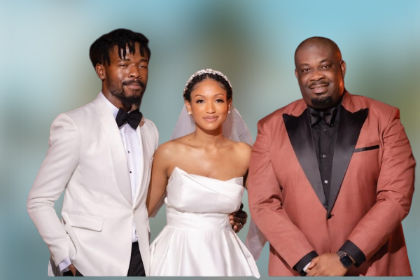 Don Jazzy celebrates Johnny Drille as he weds lover Rima Tahini