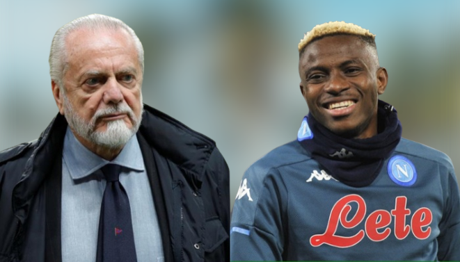 President of Napoli confident Osimhen will remain at the club
