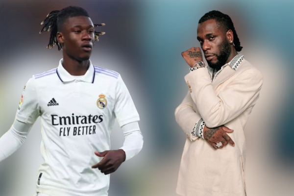 Real Madrid star Camavinga reveals Burna Boy as his favourite artiste