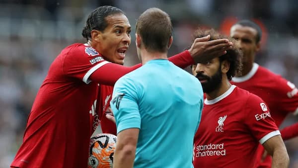 FA charge Van Dijk following explosive red card reaction