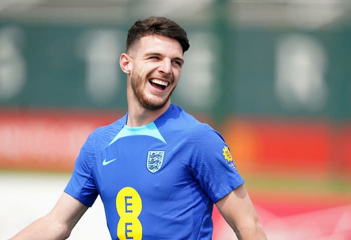 Declan Rice worried about securing England spot for Euro 2024