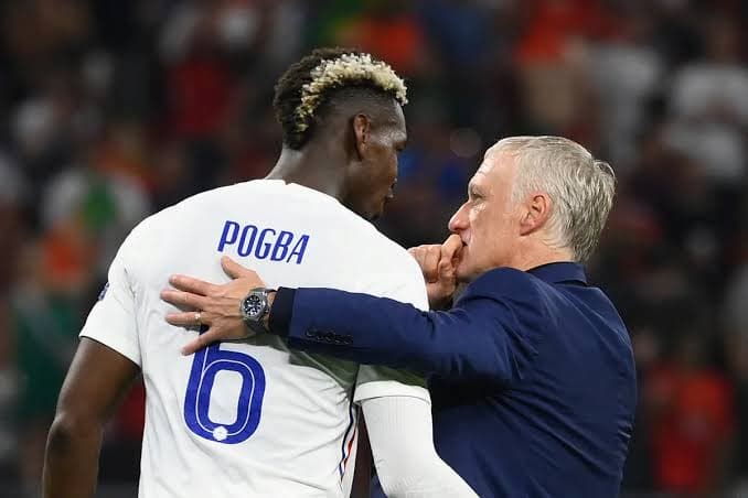 Deschamps reveals talks with Pogba following four-year ban ruling